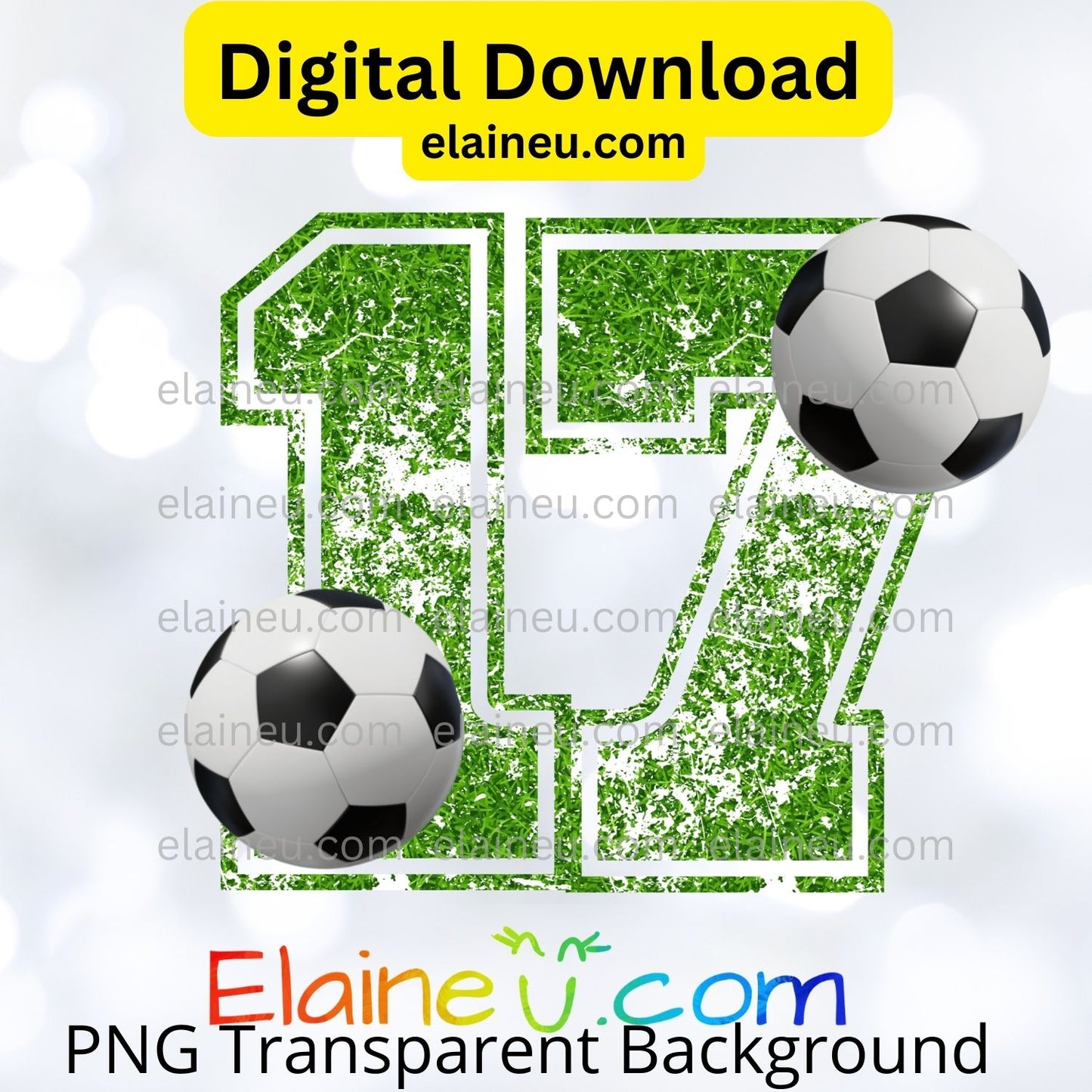 Green Distressed Soccer Numbers 0–9 | PNG &JPG | 3D Soccer Ball Clipart | Digital Download, Football numbers, Numbers Clipart, EU-N-673