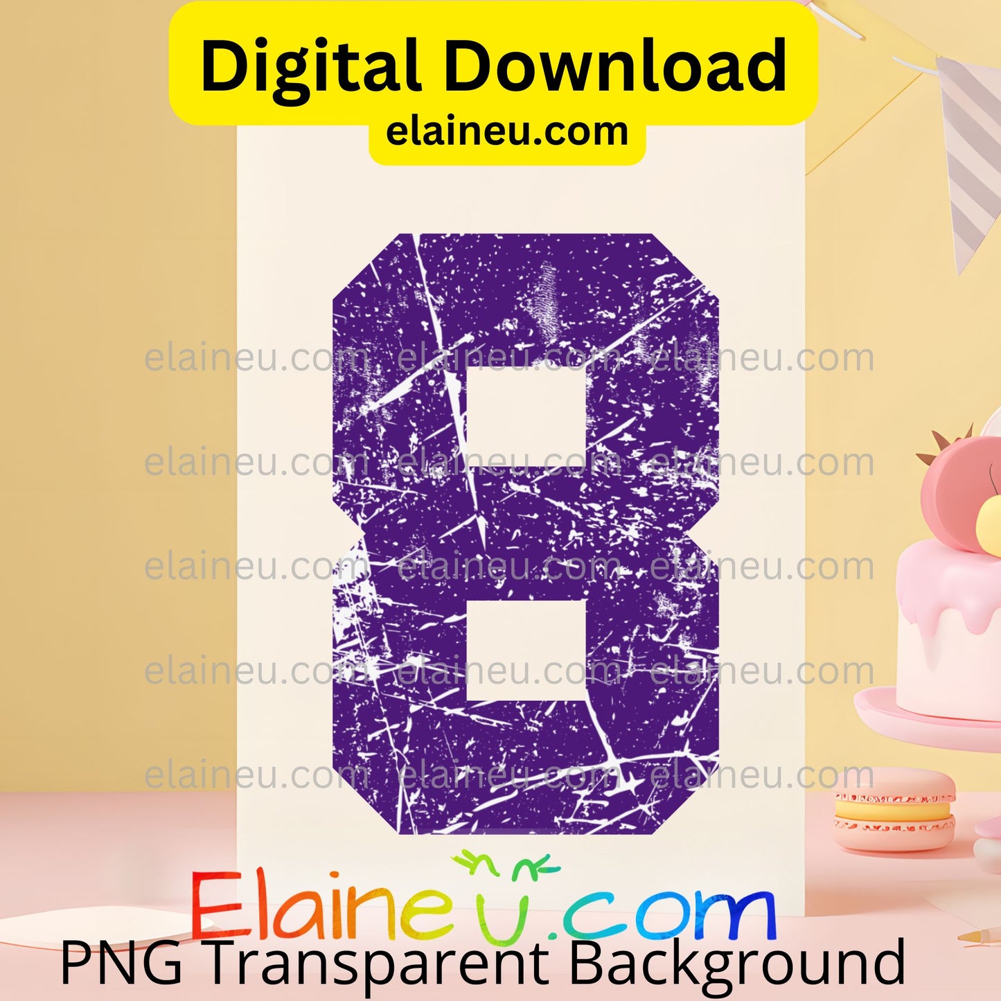 Purple grunge distressed sports numbers digital download set featuring 0–9 in a bold athletic style with a worn, textured finish. Each number is approx. 12x12 inches, provided in high-resolution 300 DPI PNG with transparent backgrounds and JPG with white backgrounds. Perfect for sports-themed designs, team projects, posters, apparel, scrapbooking, invitations, and DIY crafts. Vintage grunge aesthetic adds a rugged athletic feel to any project.
