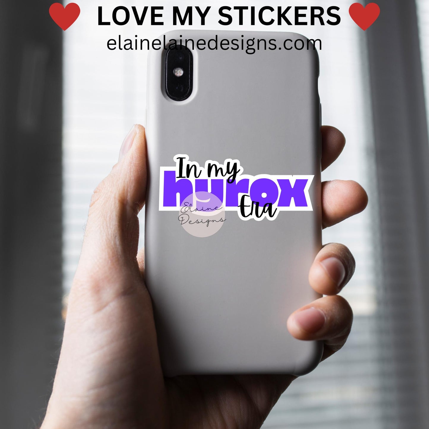 In My Hyrox Era Sticker – Hyrox Athlete, Finisher; Competitor Sticker, Hyrox sticker, Crossfit sticker, EED-RUN-32