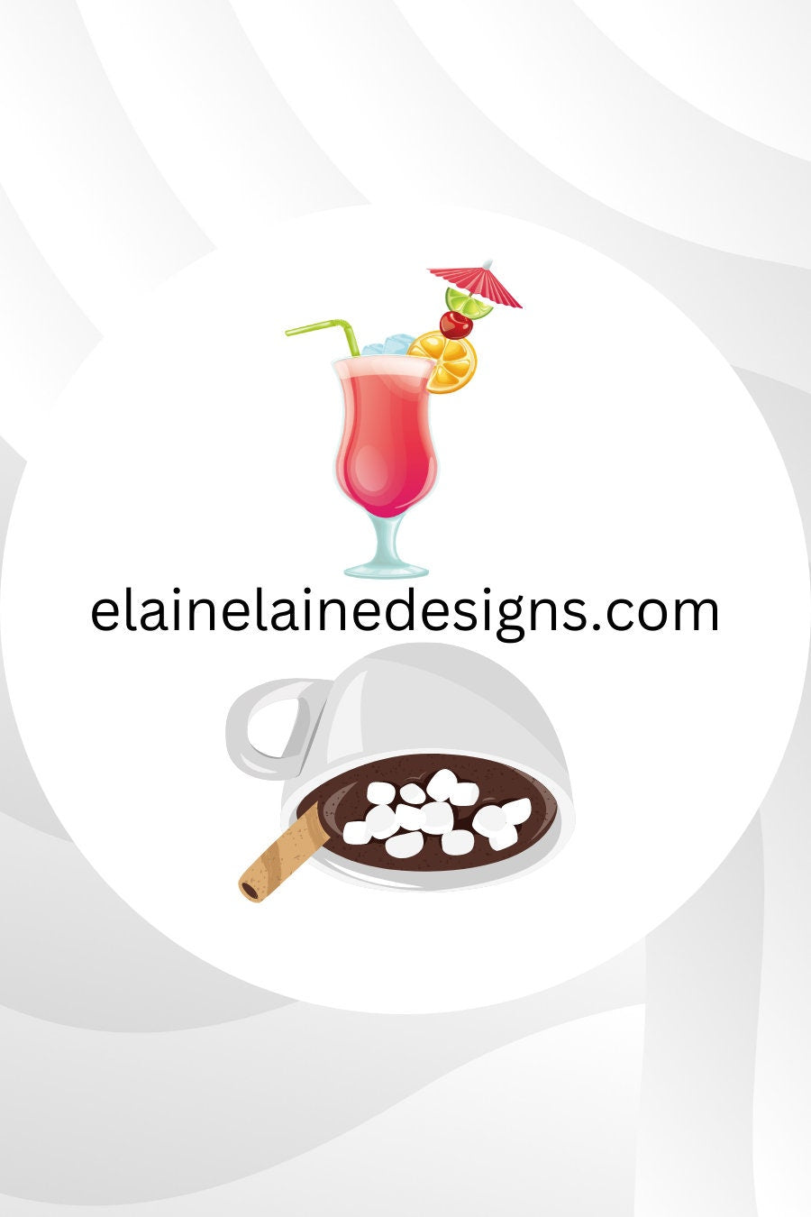 Tennis Spin Stickers – Food &amp; Drinks Theme (Orange Juice or Strawberry Sundae, Coke or Lemonade, Cocktail or Hot Chocolate, Chocolate Sundae or White Wine), Tennis stickers, Tennis Butts, Racquet Stickers, Pickleball Stickers, EED-SPIN-113
