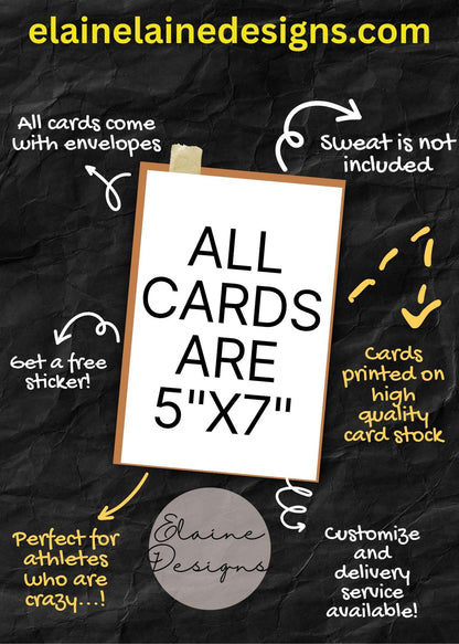 HYROX Dad Father’s Day Card – Funny Fitness Card | Run. Sweat. Tie. | CrossFit; Gym Gift, EED-CARDS-24