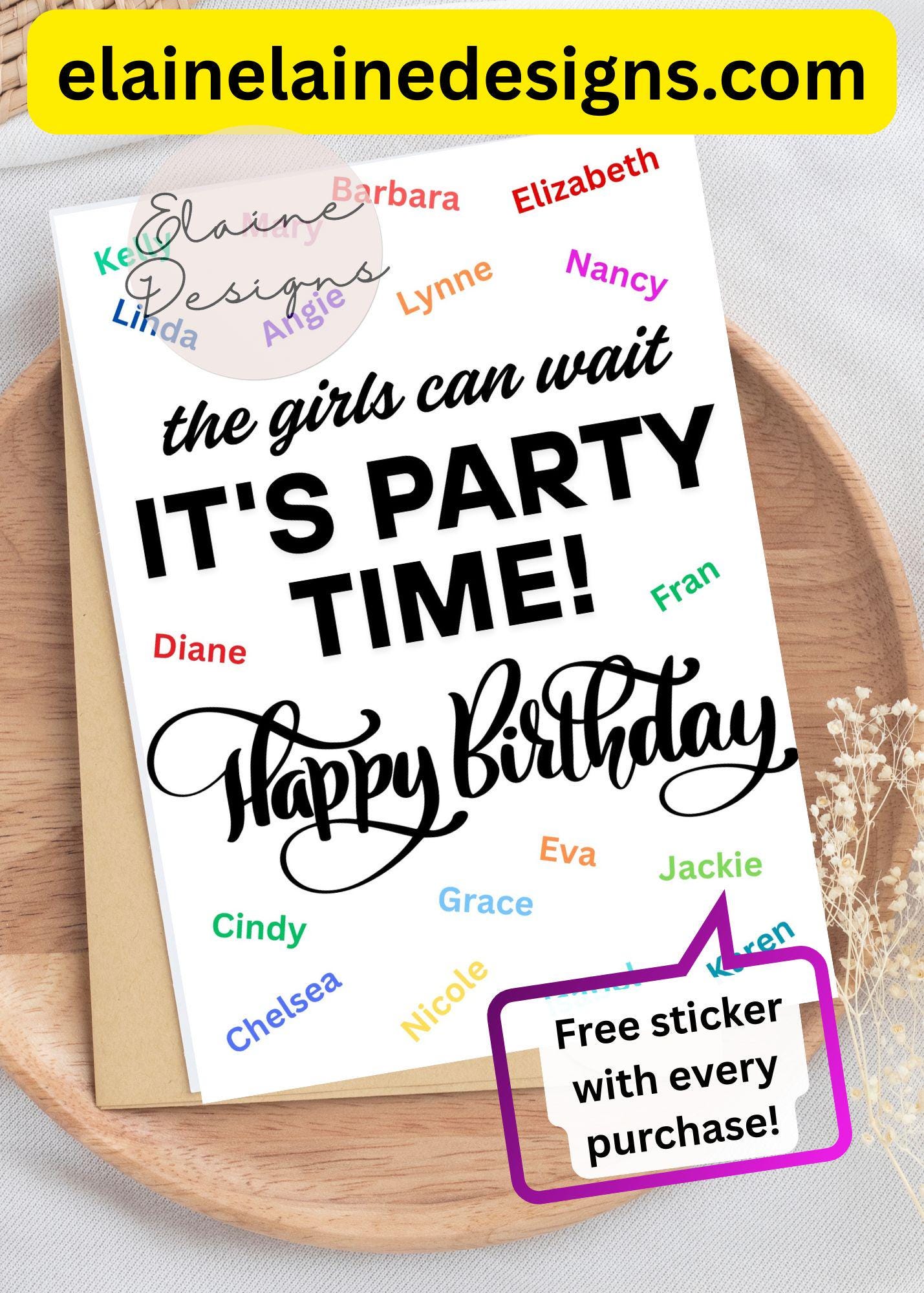 Girls Can Wait CrossFit Birthday Card | Fitness Birthday Card | HYROX Gym Gift, EED-CARDS-45