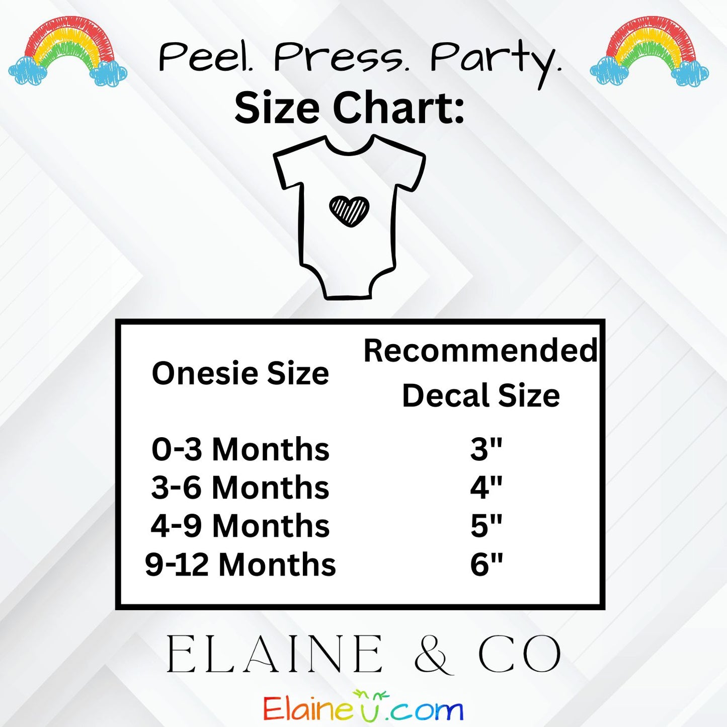 Iron-On Vinyl Decal – Mini Sled Pusher (Baby Onesie Transfer, Clothing Not Included), EU-I-5