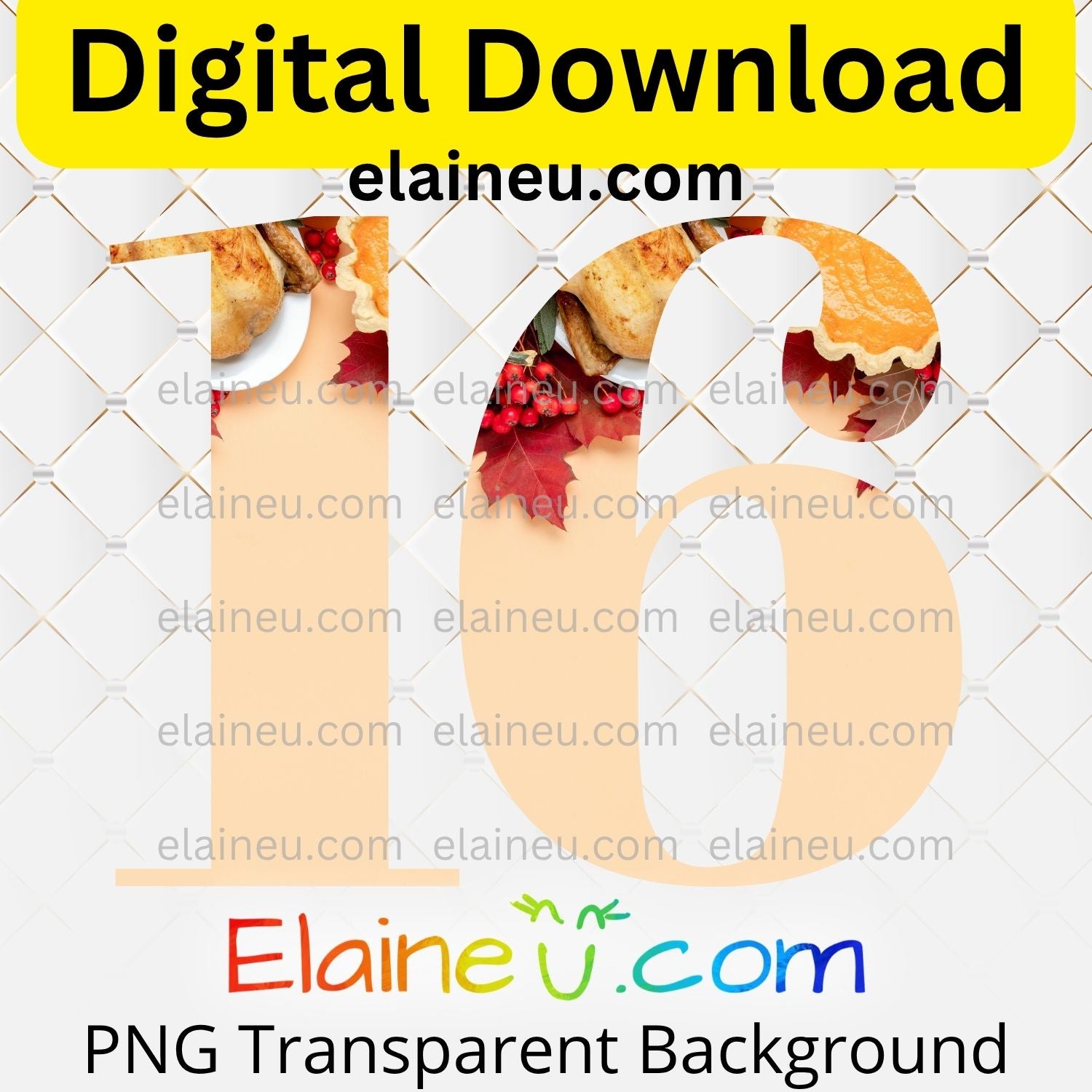 Thanksgiving numbers clipart, peach tone with pumpkin pie, cranberries, turkey accents decorating the top of each number.  Thanksgiving numbers printable, numbers png, numbers jpg, numbers clipart, 0-9 numbers included