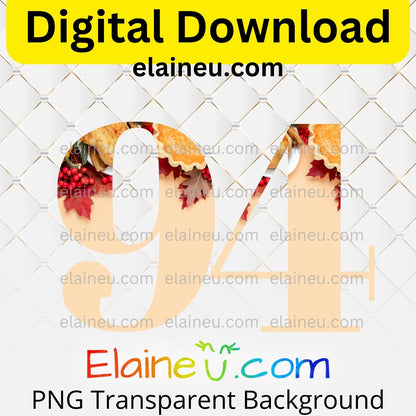Thanksgiving numbers clipart, peach tone with pumpkin pie, cranberries, turkey accents decorating the top of each number.  Thanksgiving numbers printable, numbers png, numbers jpg, numbers clipart, 0-9 numbers included