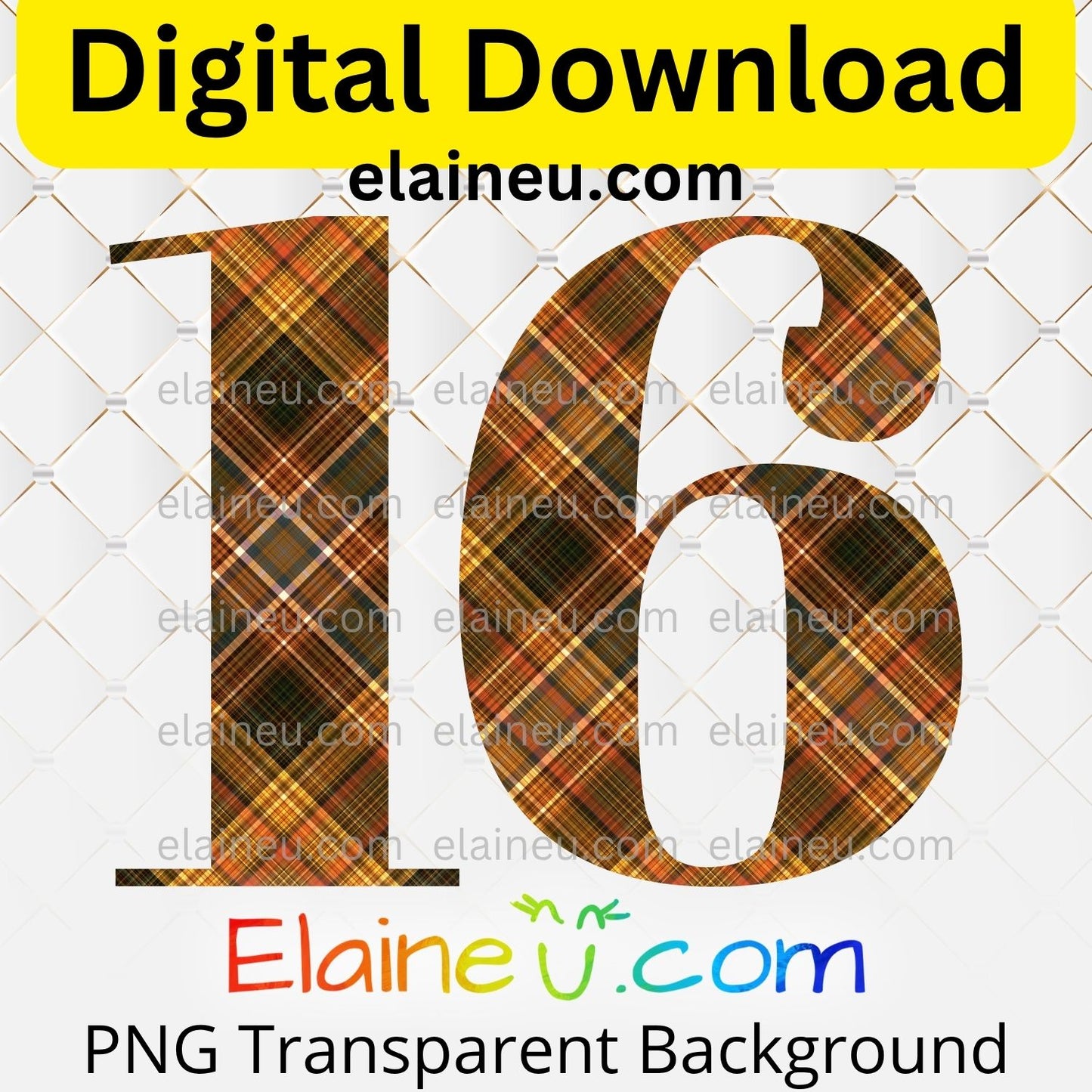 Thanksgiving plaid numbers digital download set featuring 0–9 in rustic autumn plaid patterns with warm fall colors like brown, dark red, and earthy tones. Each number is approx. 5x5 inches, provided in high-resolution 300 DPI PNG with transparent backgrounds and JPG with white backgrounds. Perfect for Thanksgiving invitations, table numbers, party décor, banners, scrapbooking, journaling, DIY crafts, and holiday milestone decorations.