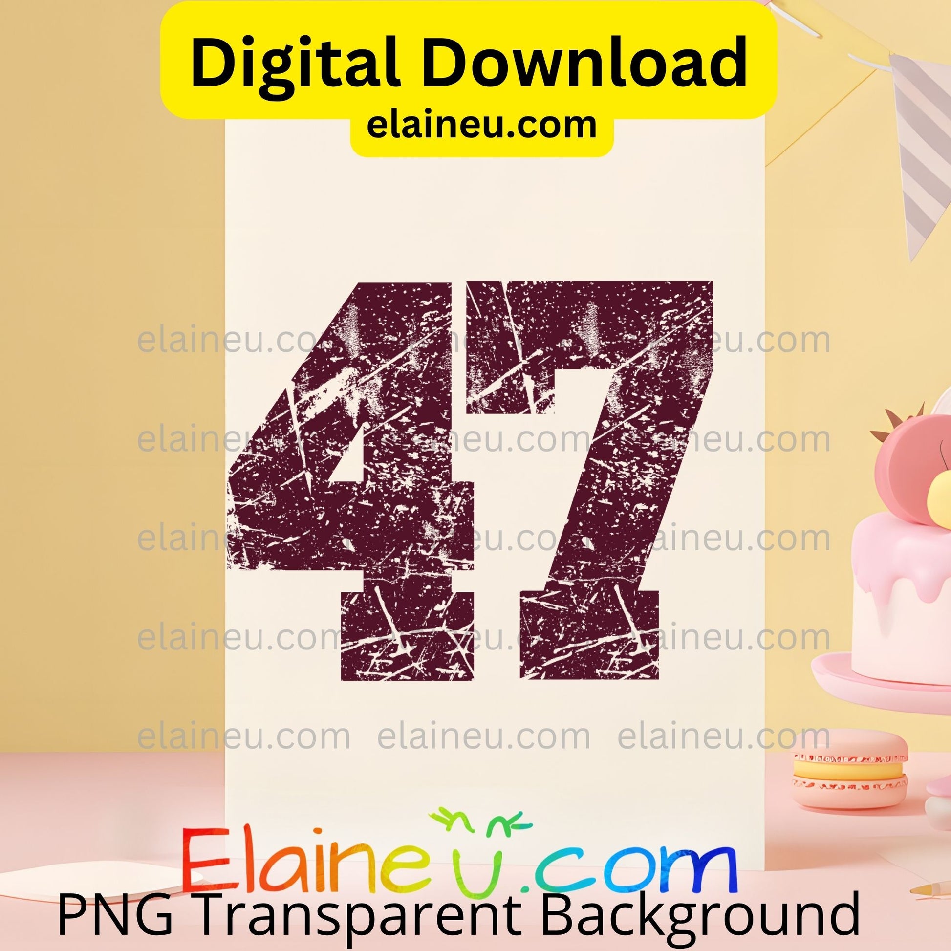 Burgundy varsity sports numbers digital download featuring 0–9 in a bold outlined font with distressed grunge texture. Each number has a classic athletic design with a weathered finish for a vintage sports look. Includes 300 DPI PNG files with transparent backgrounds and JPG files with white backgrounds. Ideal for team projects, sports banners, invitations, and printable crafts.