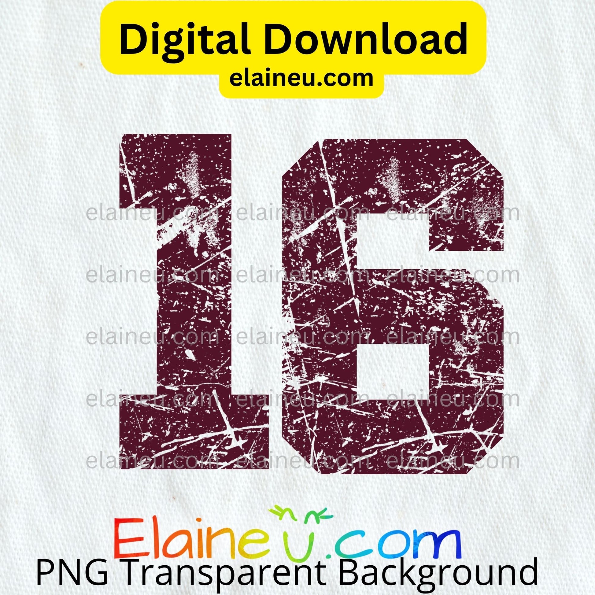 Burgundy varsity sports numbers digital download featuring 0–9 in a bold outlined font with distressed grunge texture. Each number has a classic athletic design with a weathered finish for a vintage sports look. Includes 300 DPI PNG files with transparent backgrounds and JPG files with white backgrounds. Ideal for team projects, sports banners, invitations, and printable crafts.