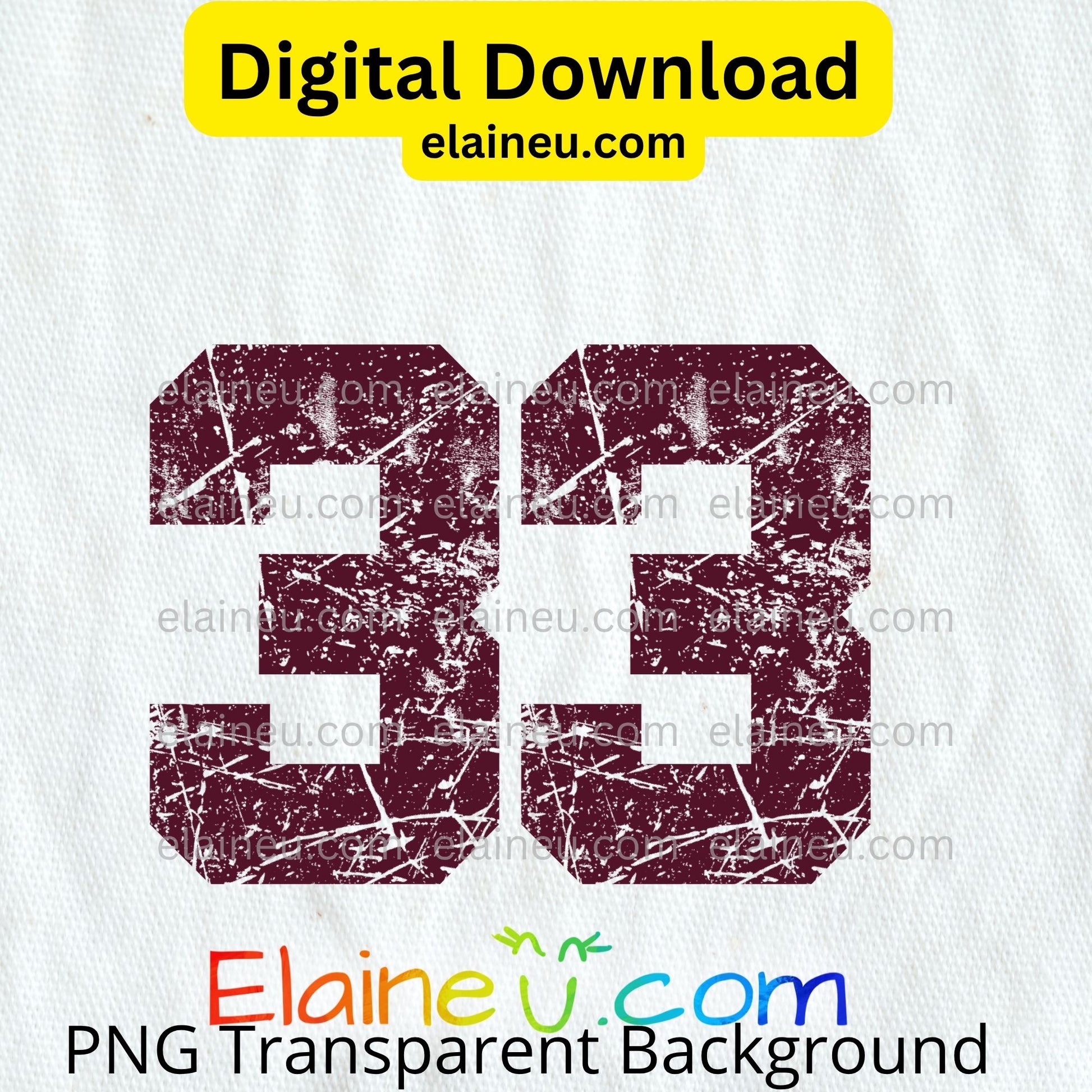 Burgundy varsity sports numbers digital download featuring 0–9 in a bold outlined font with distressed grunge texture. Each number has a classic athletic design with a weathered finish for a vintage sports look. Includes 300 DPI PNG files with transparent backgrounds and JPG files with white backgrounds. Ideal for team projects, sports banners, invitations, and printable crafts.