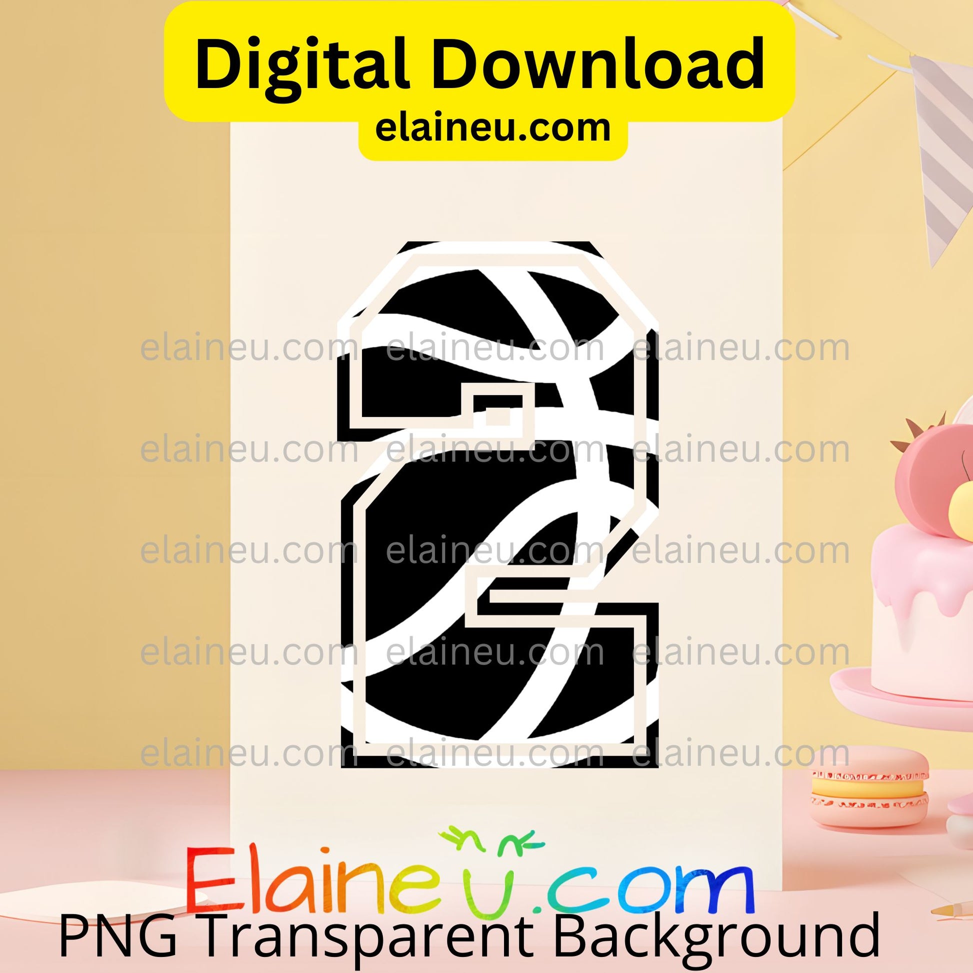 Basketball varsity sports numbers digital download featuring 0–9 in bold black with white basketball line details. Athletic varsity-style font ideal for sports projects, jerseys, posters, team banners, and party décor. Includes 300 DPI PNG with transparent backgrounds and JPG with white backgrounds. Perfect for basketball-themed events, designs, and digital crafts.