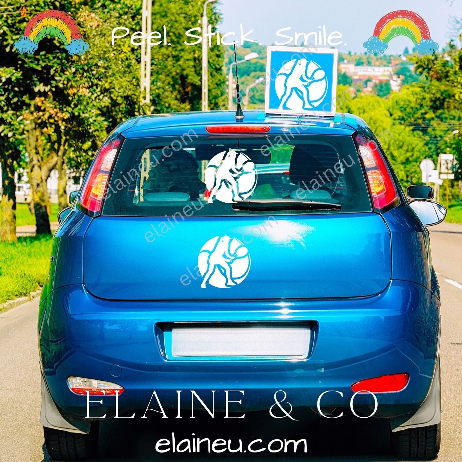 Tennis Vinyl Decal | Tennis Ball Sticker | Sports Car Decal, Laptop Sticker, Locker Decor