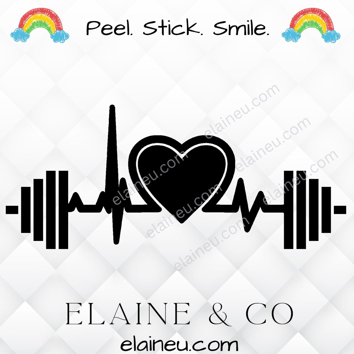 Workout decal sticker featuring a barbell and heart design, available in black, white, red, brushed gold, and blue. Made from durable vinyl for cars, laptops, tumblers, and gym gear. Perfect for CrossFit athletes, fitness lovers, and trainers. Sizes shown in images are not to scale – refer to size options for details.