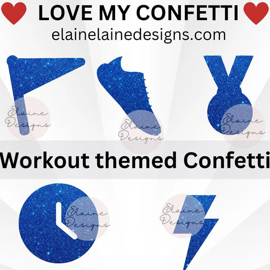 Marathon & Race-Themed Confetti – Running Party Decor for Runners and Finish-Line Celebrations, EED-C-3