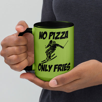 No Pizza, Only Fries Mug – Perfect for Skiiers