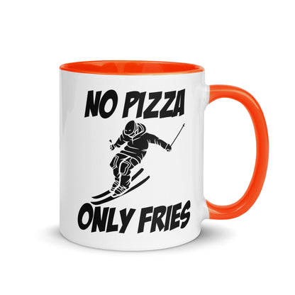 No Pizza, Only Fries Mug – Perfect for Skiiers
