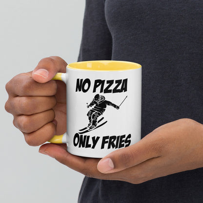 No Pizza, Only Fries Mug – Perfect for Skiiers