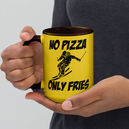 No Pizza, Only Fries Mug – Perfect for Skiiers